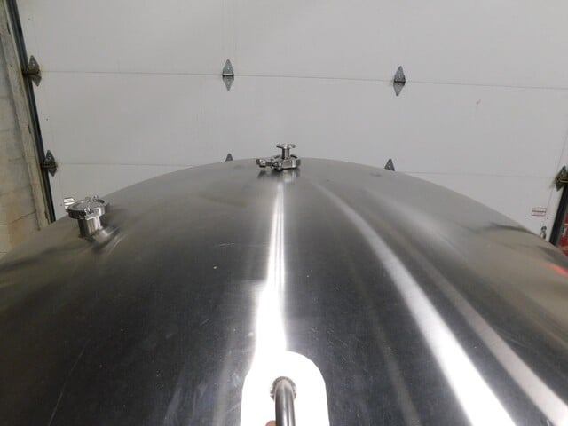 465 gallon Walker, 304 Stainless Steel tank, 15 BBL, coned top & bottom, 16" x 20" manway, CIP spray ball, 14 - Image 6