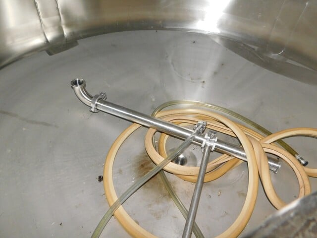 465 gallon Walker, 304 Stainless Steel tank, 15 BBL, coned top & bottom, 16" x 20" manway, CIP spray ball, 14 - Image 10