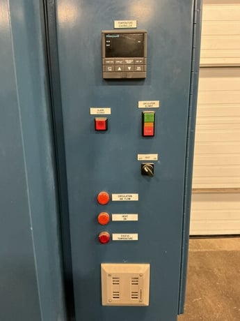 Wisconsin #SB-333, batch oven, 650°F max., 12 KW/hr. input, 480 V., 3 Ph., 60 Hz., 1 HP 1730 RPM fan motor - Image 8