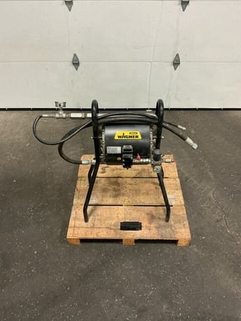 Wagner #Unica-4-270, medium pressure double diaphragm pump, 4.5:1 ratio, 270 centers delivery, 392 PSI. - Image 2