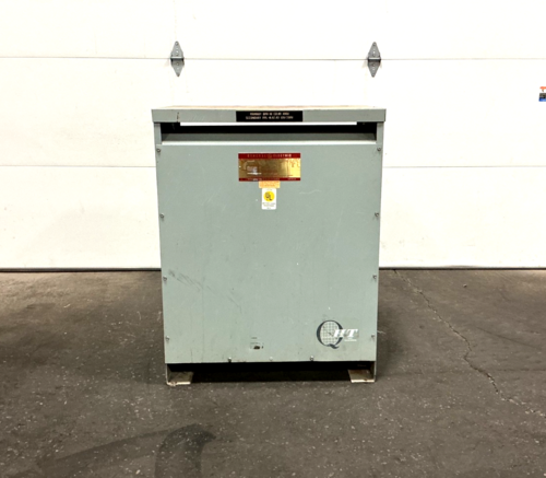 112.5 KVA 480 Primary, 208/120 Secondary, General Electric #9T23B3875, Transformer, 3 Phase, 60 Hz. - Image 1