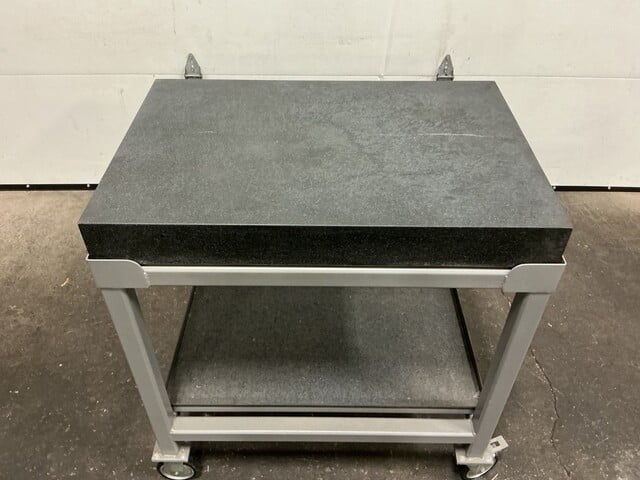 36" x 2 4" x 4" MHC, granite surface inspection plate table, NEW - Image 2