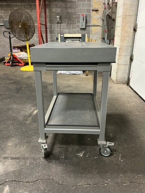 36" x 2 4" x 4" MHC, granite surface inspection plate table, NEW - Image 6