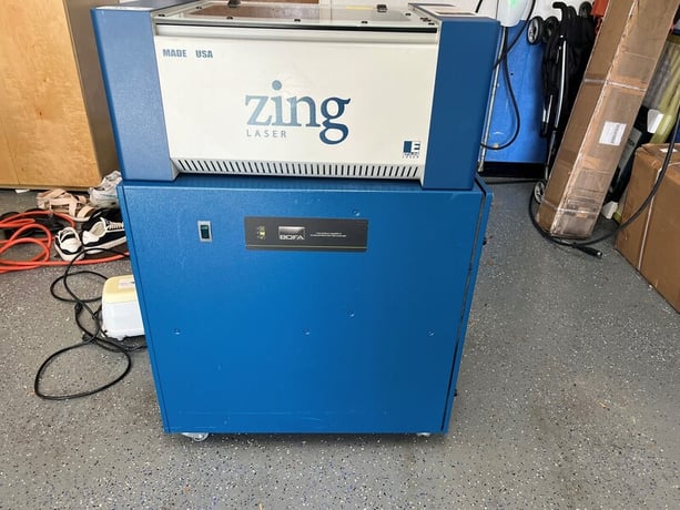 Epilog Zing #10000-Laser-System, CO2 Laser Engraver & Cutter, 30 watt, 16" x 12" work area, 4.5" max. - Image 4