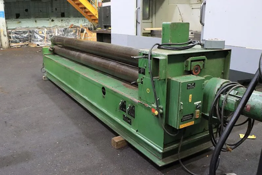 12' x 10 gauge Hassleholms Roundo #PA-185/12, 3-Roll Hydraulic Plate Bending Roll, 7.3" diameter roll, 5.5 - Image 2