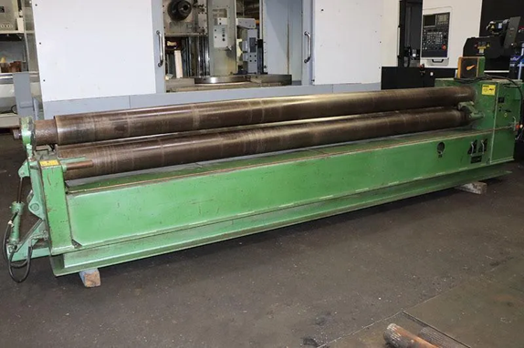12' x 10 gauge Hassleholms Roundo #PA-185/12, 3-Roll Hydraulic Plate Bending Roll, 7.3" diameter roll, 5.5 - Image 4