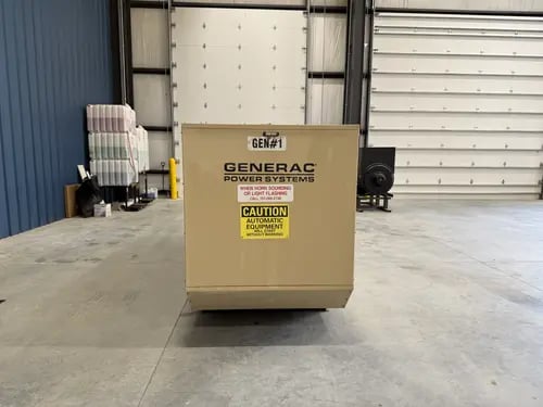 135 KW Generac #10J5705, diesel generator set, 277/480V., 3-Ph., 60 Hz, John Deere 6068HF485T engine, sound - Image 3