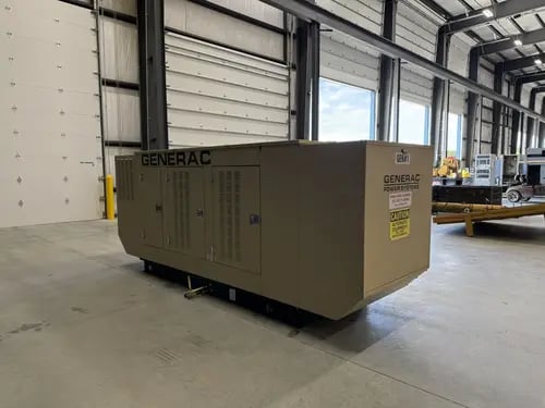 135 KW Generac #10J5705, diesel generator set, 277/480V., 3-Ph., 60 Hz, John Deere 6068HF485T engine, sound - Image 4