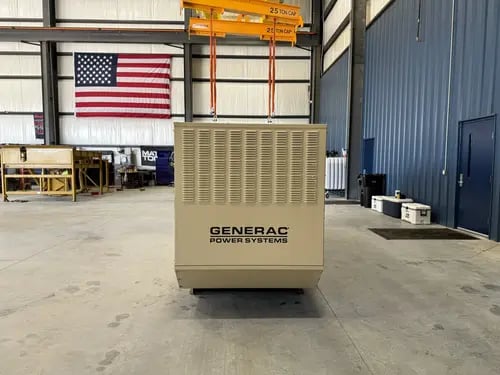 135 KW Generac #10J5705, diesel generator set, 277/480V., 3-Ph., 60 Hz, John Deere 6068HF485T engine, sound - Image 7
