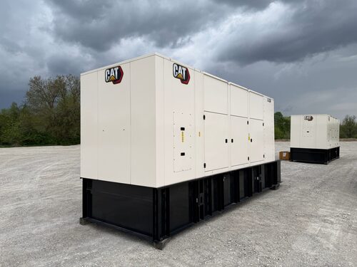 800 KW Caterpillar #D800GC, diesel generator set, 480V., 3-Ph., 60 Hz, standby, 1800 RPM, C27 engine, sound - Image 3