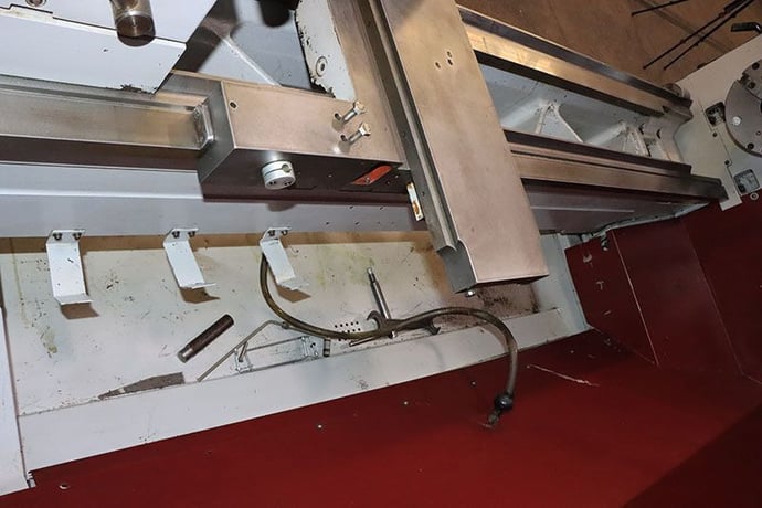 21.8"/32.7" x 80" Harrison #M550-GH, gap bed engine lathe, 14.5" swing over cross slide, 3.5" bore, D1-11 - Image 6