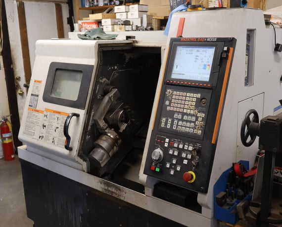 Mazak #QTN-100P, CNC turning center, 21.6" swing, 6" chuck, 3-jaw, 2" bar, 11" diameter, 12.1" length, 12 - Image 1