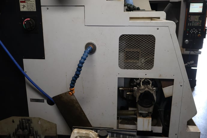Mazak #QTN-100P, CNC turning center, 21.6" swing, 6" chuck, 3-jaw, 2" bar, 11" diameter, 12.1" length, 12 - Image 3