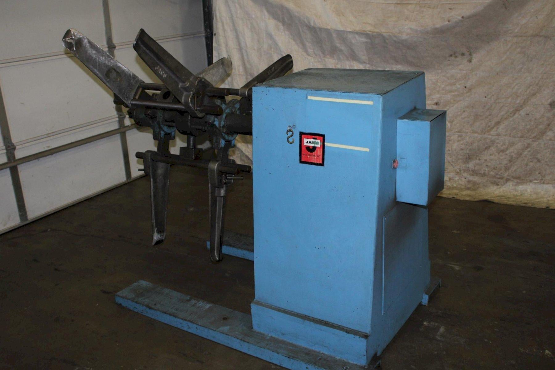4000 lb. Jaco #JVRE-4024-01, non-motorized uncoiler, 24" width, 72" outside dimensions, 16"-20" ID, 28" - Image 3
