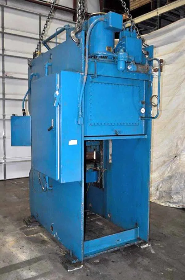 100 Ton, Greenerd #HTC-100, Hydraulic Gap Frame Press, 10" stroke, 21.7" dl, 32" x 27" bed/ram, 7" cylinder - Image 4