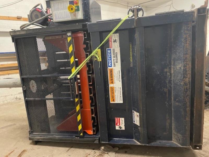 60" x 30" x 49" JV #VB-60B, Vertical Baler, 29.7 ton platen force, 1000 lb. max. bale, 52" load height, 44" - Image 1