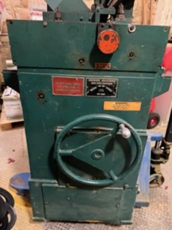 24" x 8" Oliver #299-D, Single Surface Planer, 10 HP cutterhead motor, 2 HP gear box, 15-60 FPM, sectional - Image 4