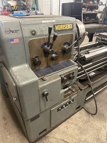 20" x 60" Mori Seiki #MR1500, lathe, 3 jaw chuck, Steady Rest - Image 3