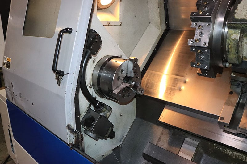 23" x 25.5" Daewoo Doosan #Puma-00B, CNC Lathe, Fanuc 21iT, 10" chuck, Tlstck, Chip Conv. - Image 3