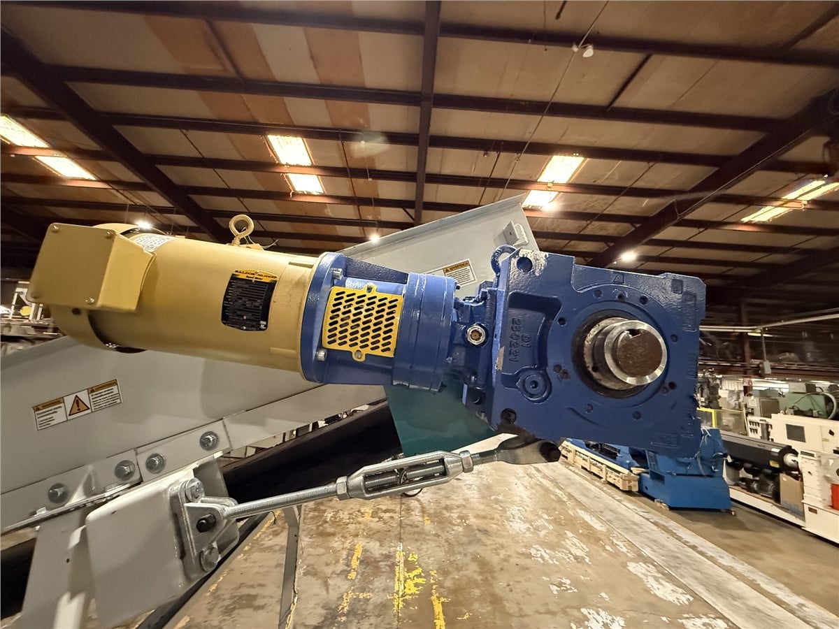 60" Wide x 22' Long Vecoplan, Cleated Conveyor, 3" High Cleats, 106" Discharge Height, 5 HP, 230/460 V., 2022 - Image 3