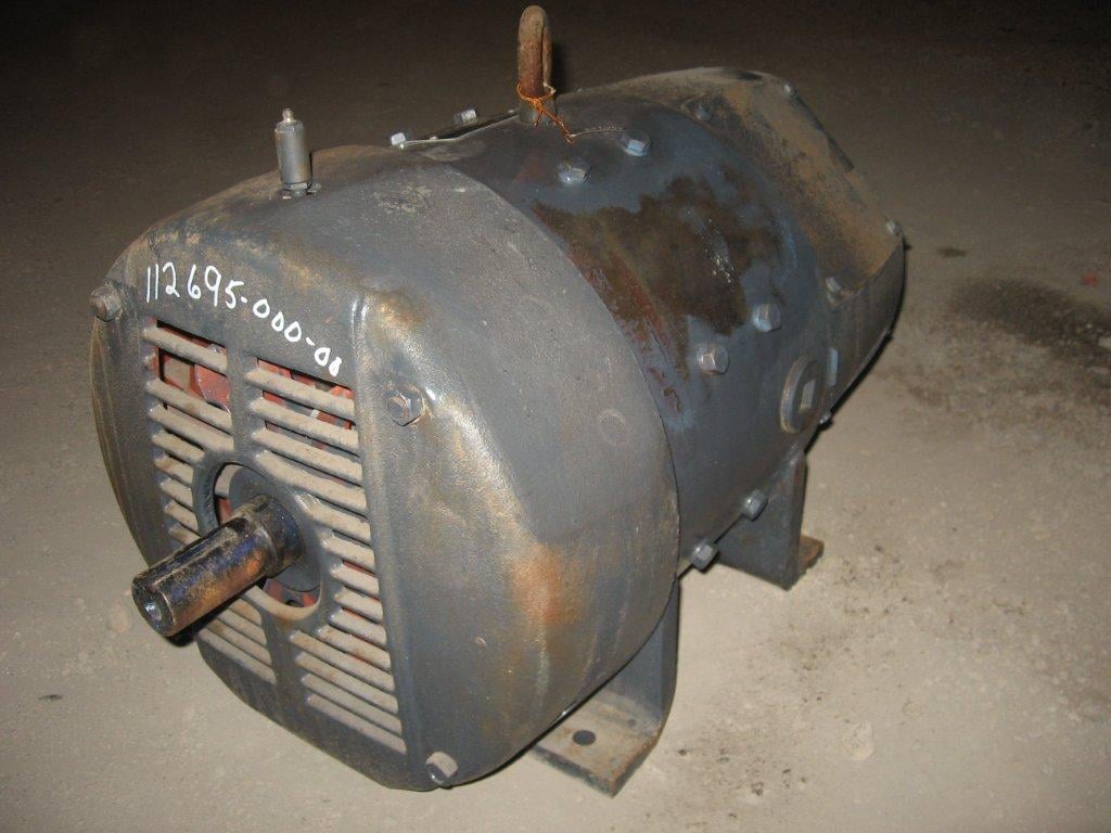 10 HP 1150/2800 RPM General Electric, Frame 326, 240 Volts, TEFC, Shunt, DC Motor - Image 1