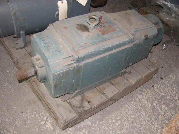 15 HP 1750/2300 RPM Reliance, Frame B25HATZ, 240 Volts, DC Motor, Rebuilt - Image 1