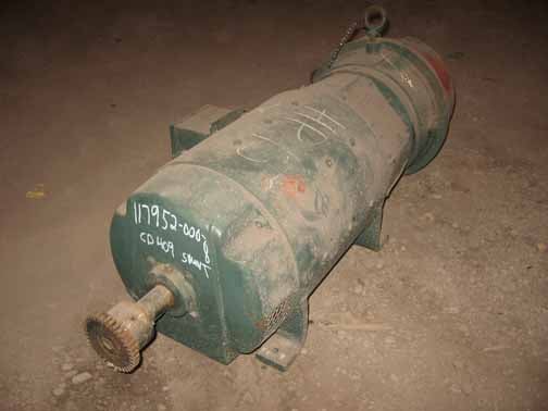 15 HP 850/2500 RPM General Electric, Frame 409, 240 Volts, TENV, Shunt, DC Motor - Image 1