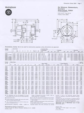 40 HP 1150/2400 RPM Westinghouse, Frame 405AS, 240 Volts, DP, Shunt, DC Motor - Image 1