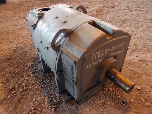 40 HP 850/2400 RPM General Electric, Frame 366AT, 240 Volts, DPFG-BV, Stab Shunt, DC Motor - Image 1