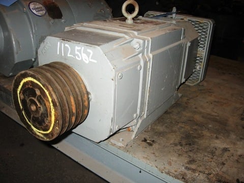 7 HP 1750/2300 RPM Reliance, Frame 2111ATZ, 240 Volts, TEFC, Stab Shunt, DC Motor - Image 1