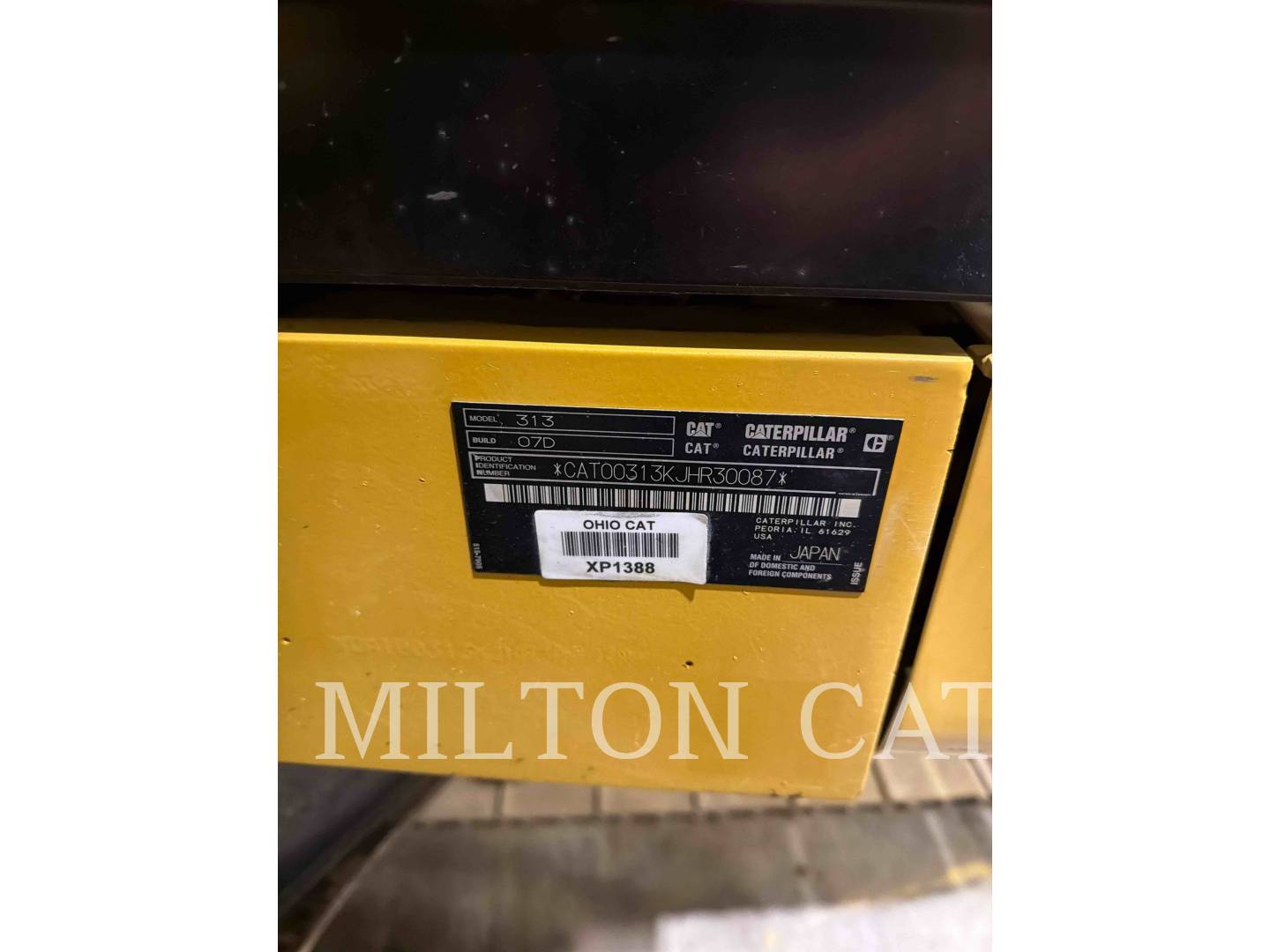 Caterpillar 313, 1160 hours, S/N: JHR30087, 2023 - Image 6
