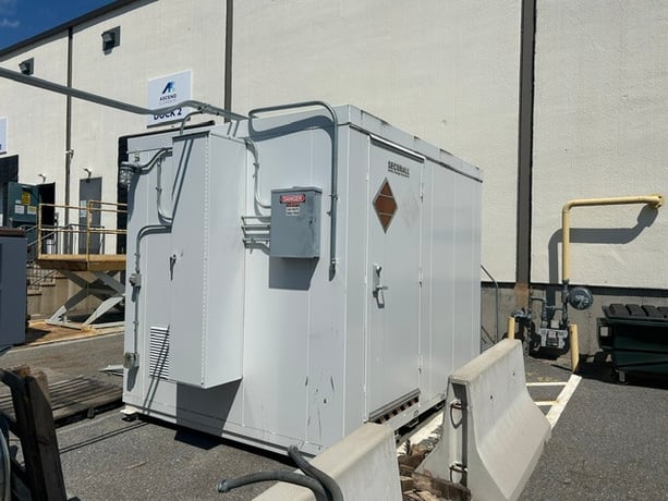 Securall #AGBL-1600, Outdoor Safety Storage Building - HVAC, Ventilation, Electrical & 289 Gal Containment (2 - Image 2