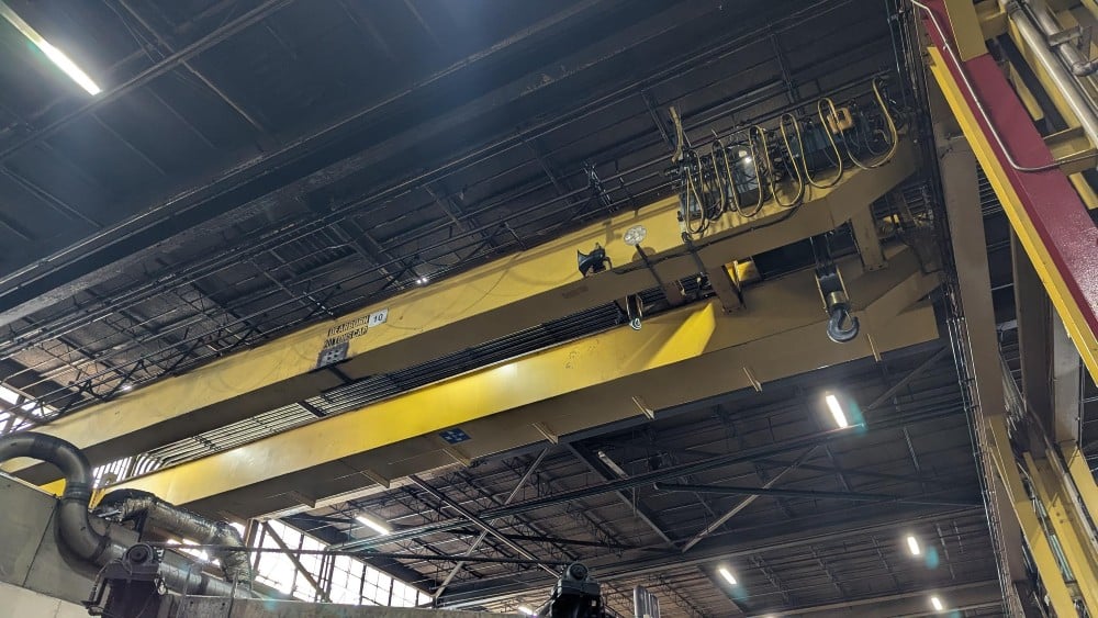 20/5 Ton, R & M/Kone, 47' 3" Span, 26' Lift, Class D, Radio Control, VFD Bridge/Trolleys, 2008 [#2757] - Image 3
