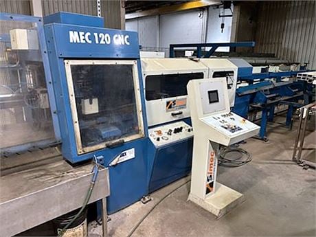 .394" -3.94" Simec #MEC-120, CNC Automatic Tube Cut Off Machine, 0.4"-1.6" bar, 118" max. cut length - Image 1
