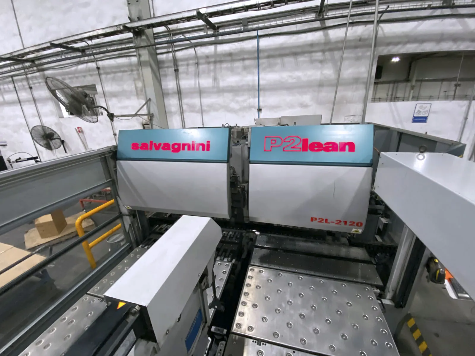Salvagnini #P2L-2120, CNC Panel Bender, 85.8" max. bending length, 63" max. sheet width, 8" bending height - Image 8