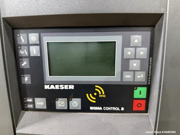 112 CFM, 125 PSIG, Kaeser #ASD-25, Industrial Rotary Screw Air Compressor, Sigma Control 2, 25 HP, 33000 load - Image 6