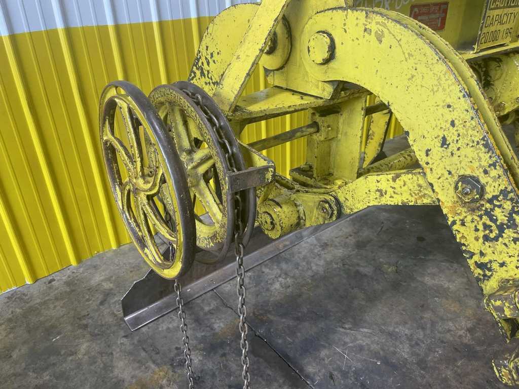 20,000 lb. Cullen-Friestedt, Sheet Lifter, 32-62" W, 84" legs - Image 7