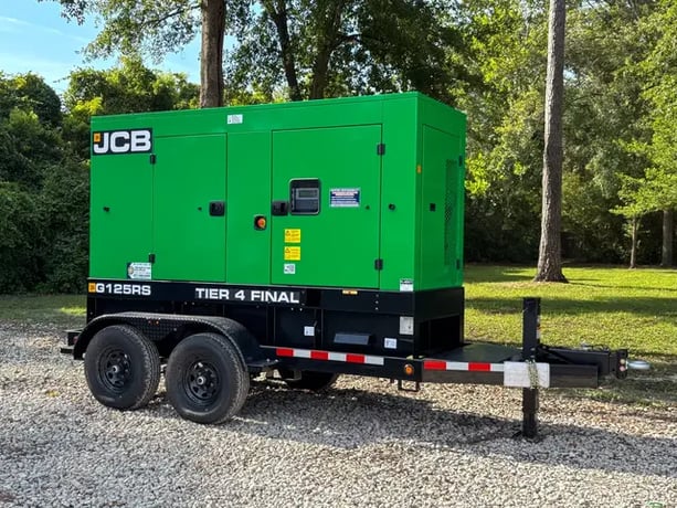 100 KW JCB #G125RST4F, diesel generator set, prime, trailer/enclosed, voltage selector switch, 3 hours, 2024 - Image 2