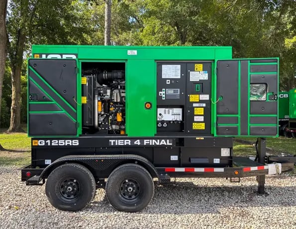 100 KW JCB #G125RST4F, diesel generator set, prime, trailer/enclosed, voltage selector switch, 3 hours, 2024 - Image 3