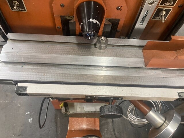 MicroVu #M14, Optical Comparator, 3 amp, Acu-Rite digital read out, 117 Volt - Image 4