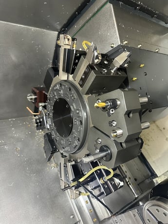 Hyundai Wia #SE2200LSYA, 5-Axis CNC Lathe, 23.6" swing, 22" centers, 11.8" turning diameter, 8" chuck, 2.6" - Image 6