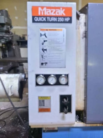 Mazak #Quick-Turn-250-HP, CNC Lathe, 20" swing, 25" machining length, 10.3" turning diameter, 10" chuck, 20 - Image 3