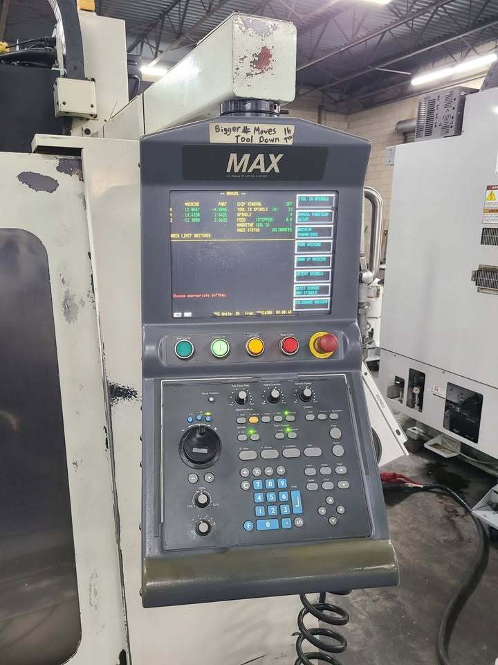 Hurco #VM1, CNC Vertical Machining Center, 26" X, 14" Y, 18" Z, 29" x 14" table, 10 HP, 8000 RPM, CAT 40, 16 - Image 3