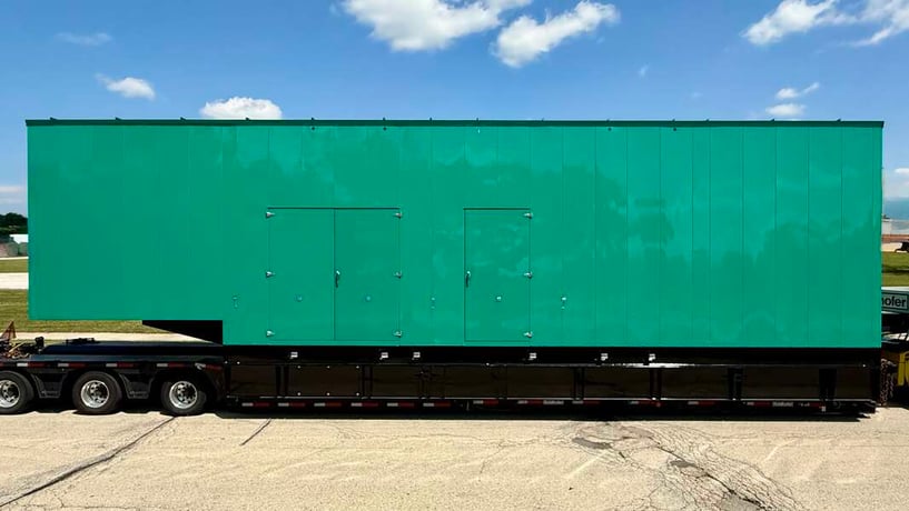 2500 KW Cummins #DQKAN, diesel generator set, 277/480 Volts, 3640 HP @ 1800 RPM, QSK60-G19 NR2 engine, EPA - Image 1