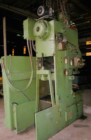 60 Ton, Niagara #E60, 6" stroke, 18" Shut Height, air clutch, good condition, s/n #51184 - Image 2
