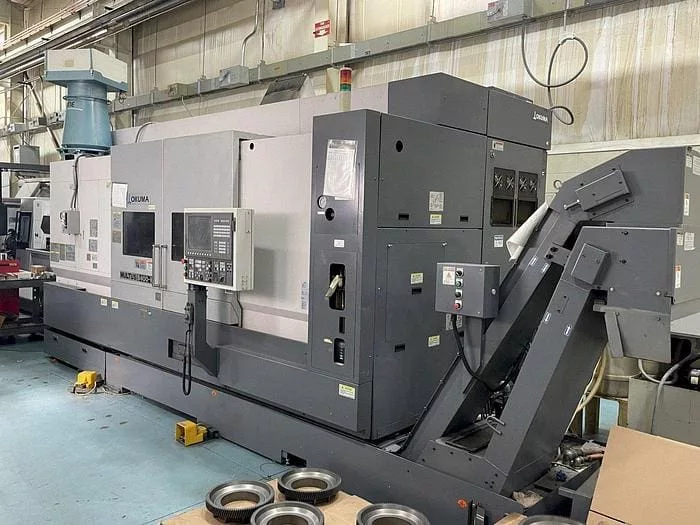 Okuma #Multus-B400-W, CNC Lathe, 27.17" X, 60.83" Y, 9.06" Z, 27.9" swing, 60" cutting length, 15" chuck - Image 2