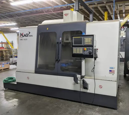 Fadal #VMC-4525D-3HT, CNC Vertical Machining Center, 45" X, 25" Y, 24" Z, 30 HP, 10,000 RPM, CAT 40, 24 - Image 1
