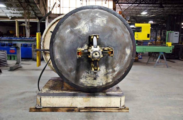 10,000 Lb. Michigan Roll Form #DHCH-98B, Double Uncoiler, 24" width, 72" outside dimensions, 16"-20" ID - Image 2