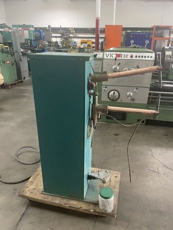 10 KVA Western Arctronics, Rocker Arm Spot Welder, 24" arms, water cooled, foot operated - Image 5