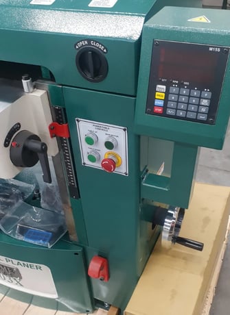 25" Grizzly Industrial #G0603X, industrial helical head planer, showroom grade / mechanically flawless - Image 3